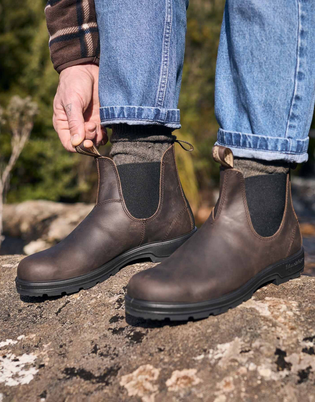 BLUNDSTONE 2340 Classics Chelsea Boots Marrone e Nero