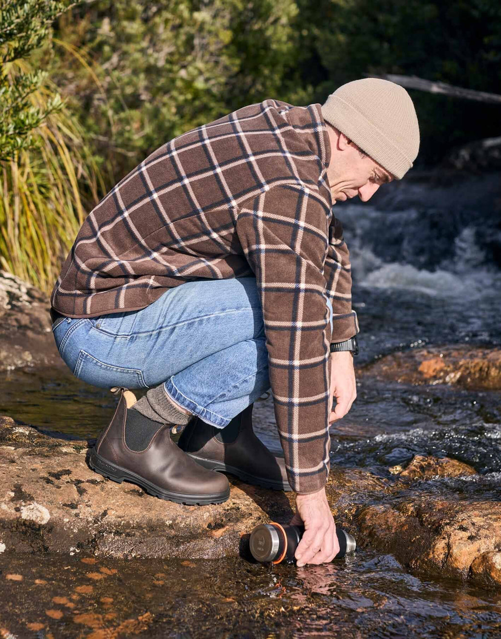 BLUNDSTONE 2340 Classics Chelsea Boots Marrone e Nero