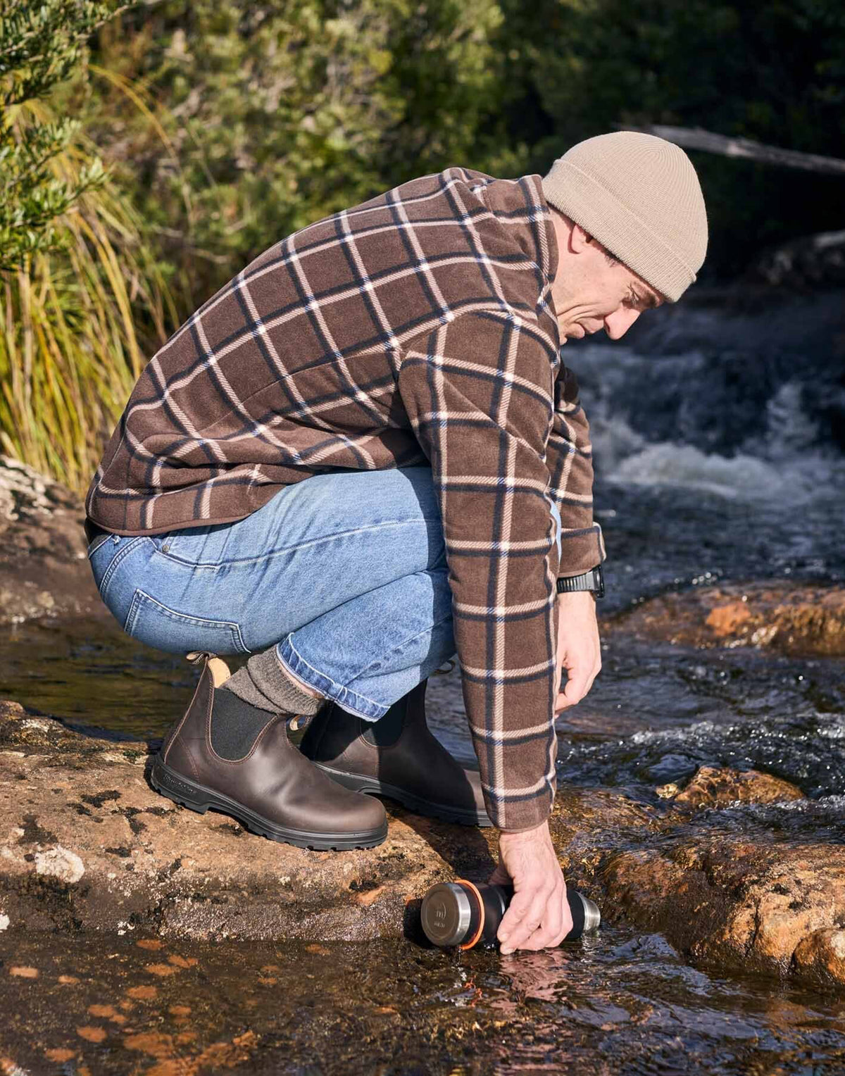 BLUNDSTONE 2340 Classics Chelsea Boots Marrone e Nero