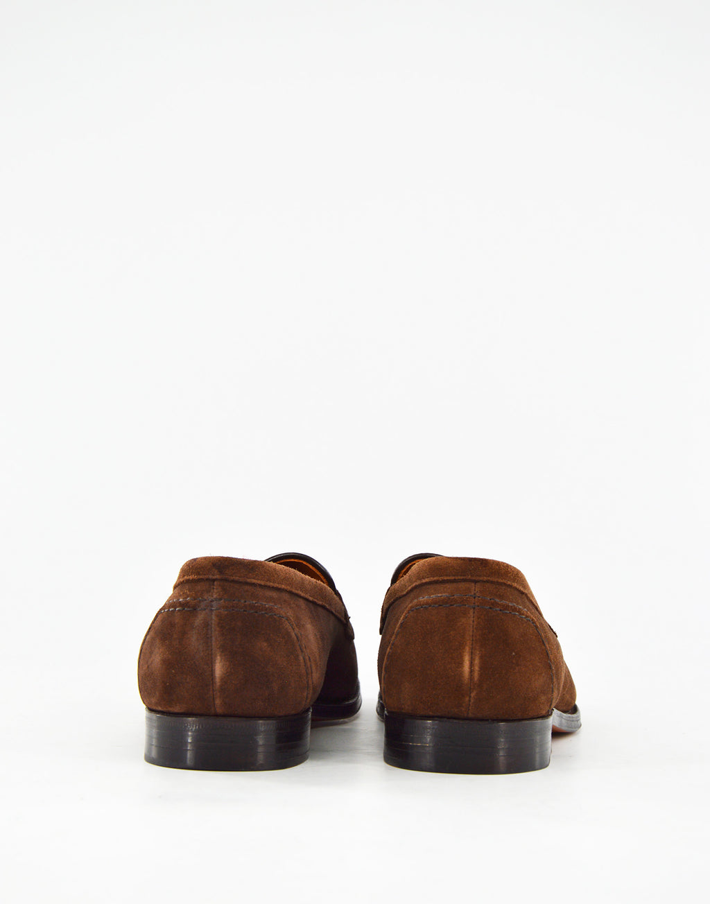 ALDEN Penny Loafer in Suede Humus Fondo Cuoio
