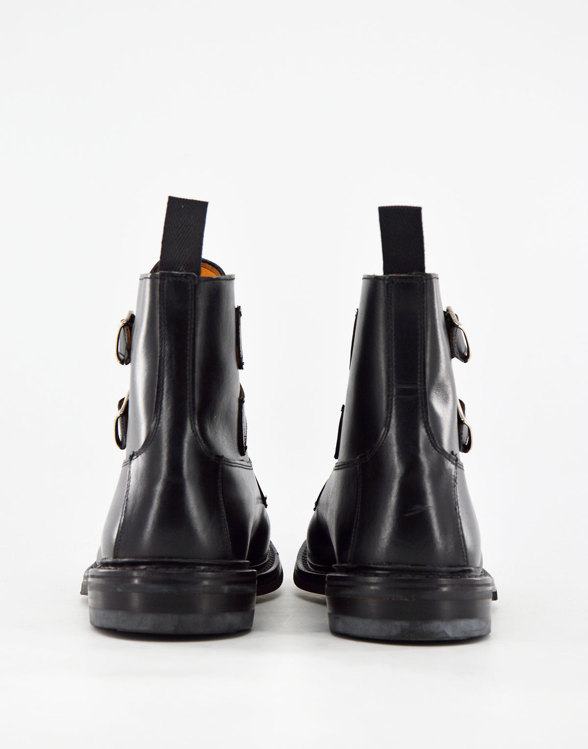 TRICKER'S Allan Toe Cap Boot con Fibbie Fondo Dainite Black