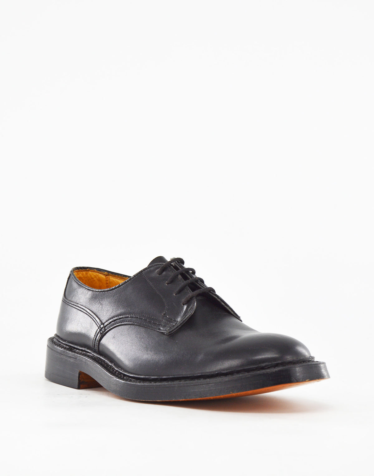 TRICKER'S Derby Andrew in Pelle Fondo Cuoio Black