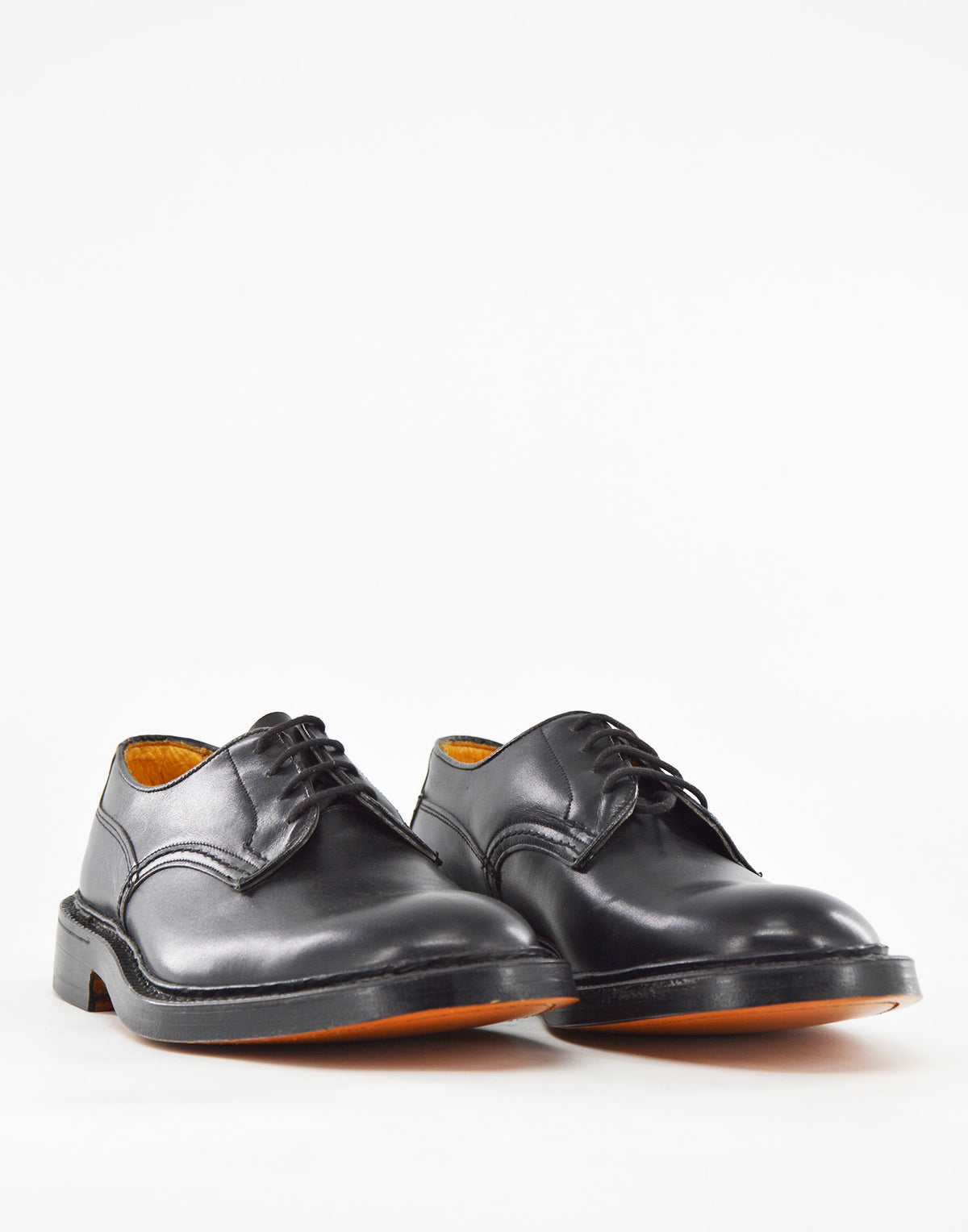 TRICKER'S Derby Andrew in Pelle Fondo Cuoio Black