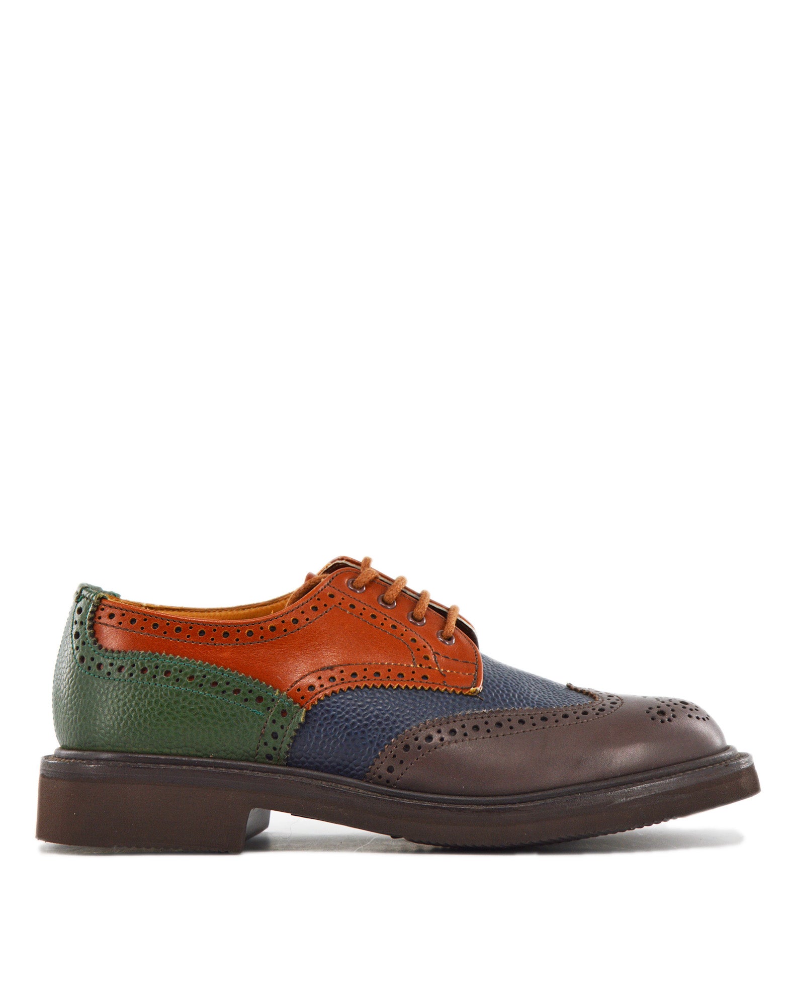 TRICKER'S Anne Brogue Country Shoe Fondo Vibram Multi Tone