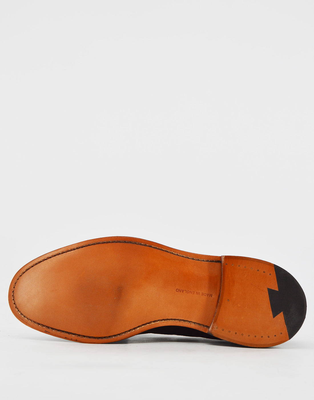 TRICKER'S Mocassini Chelsea con Nappine in Suede Fondo Cuoio Coffe