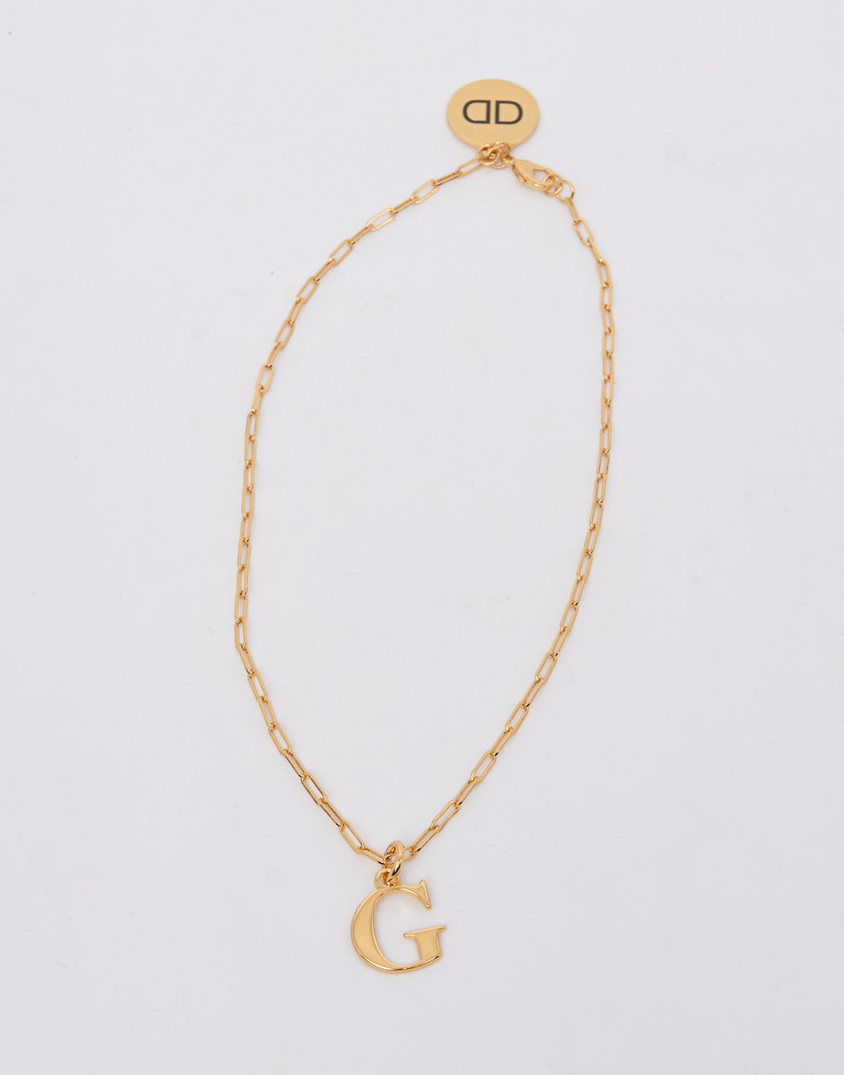 DOUUOD Collier avec Lettre Personnalisée Petite