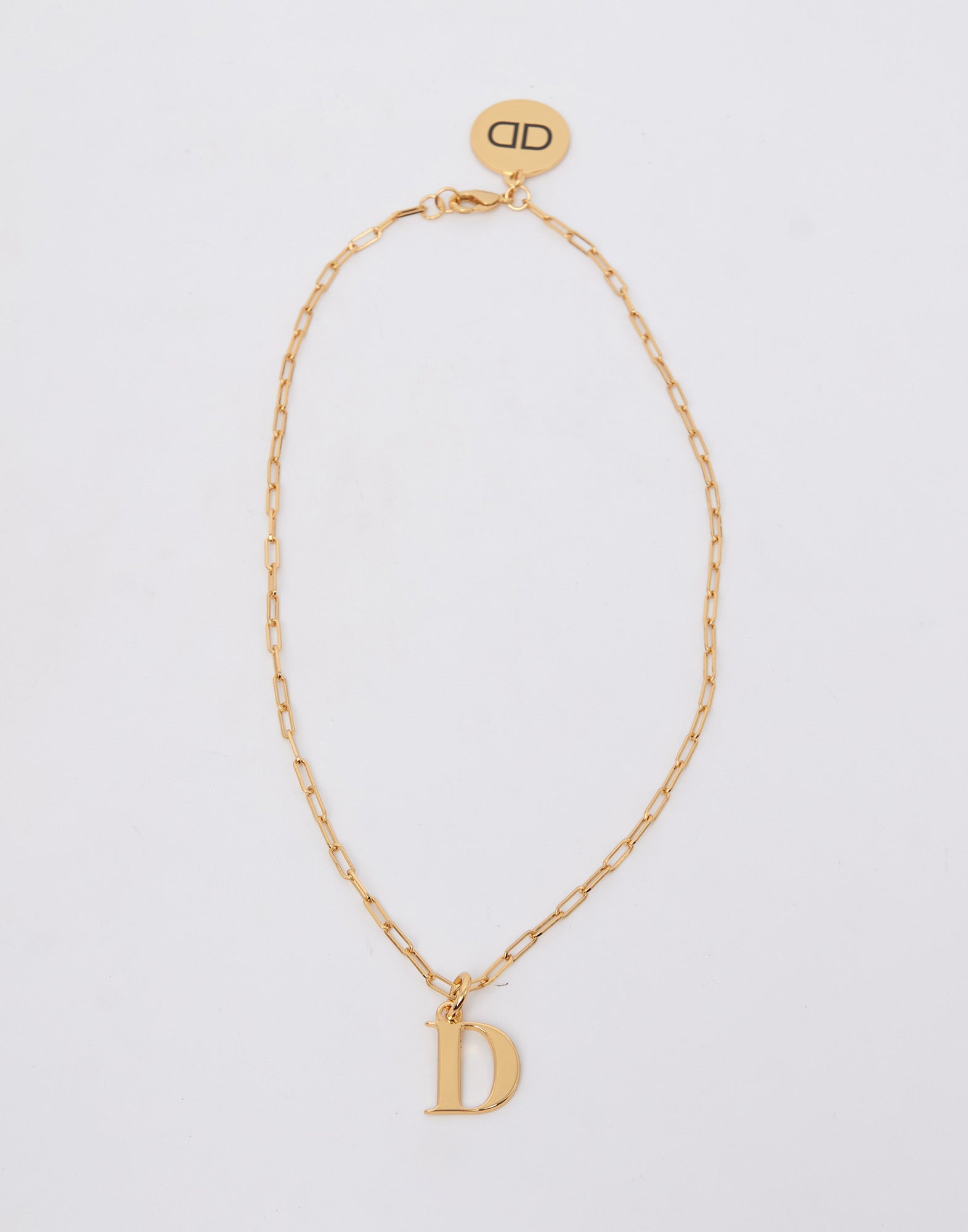 DOUUOD Collana con Lettera Personalizzata Piccola