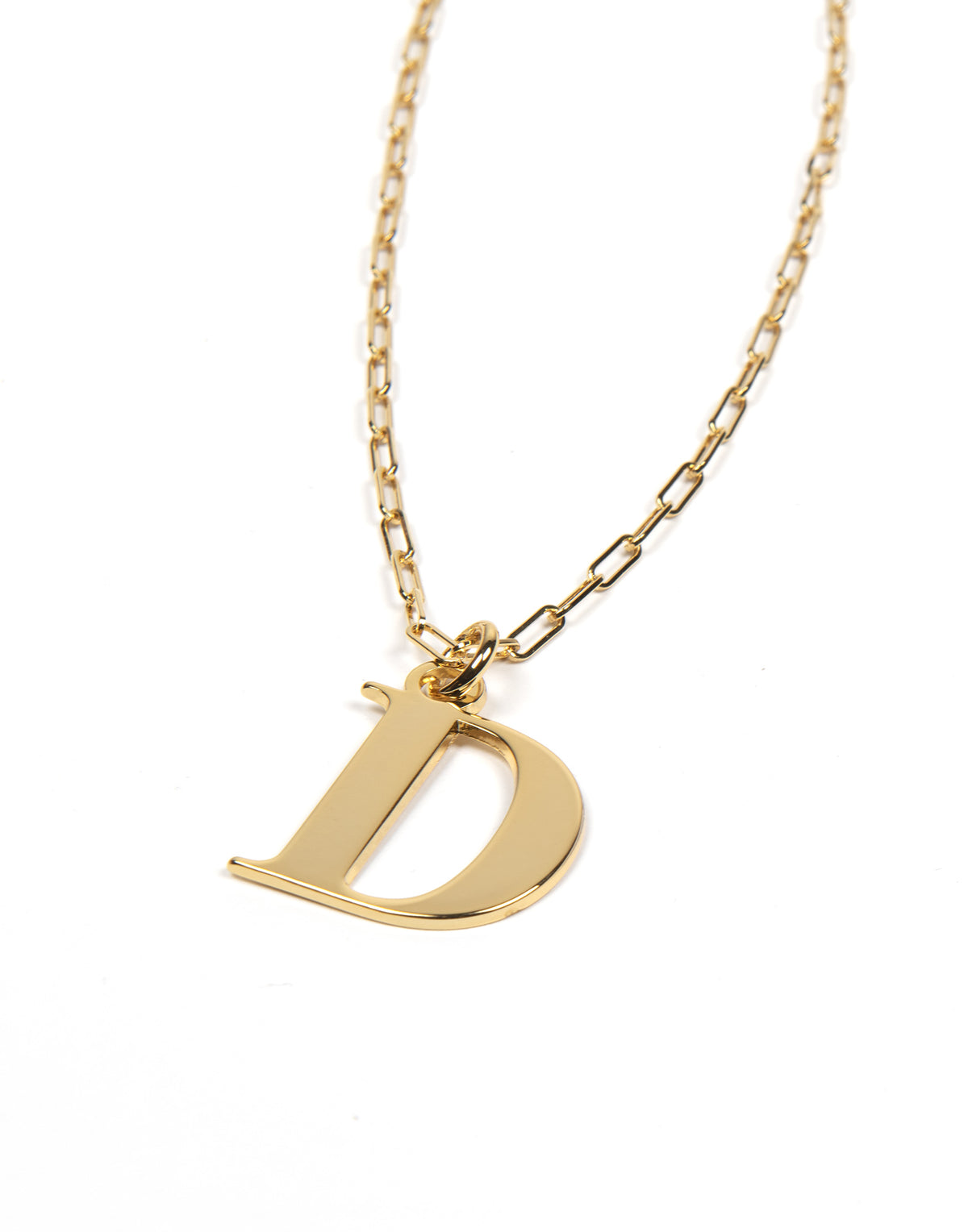 DOUUOD Collana con Lettera Personalizzata Grande