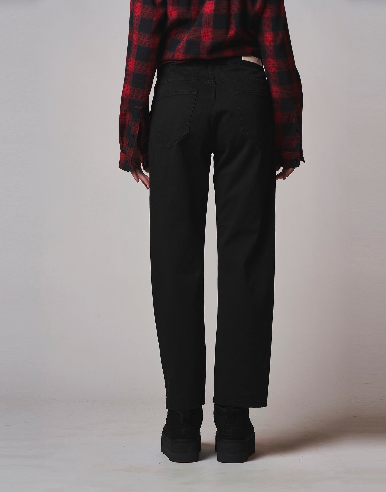 DOUUOD Pantalone in Bull a Gamba Dritta