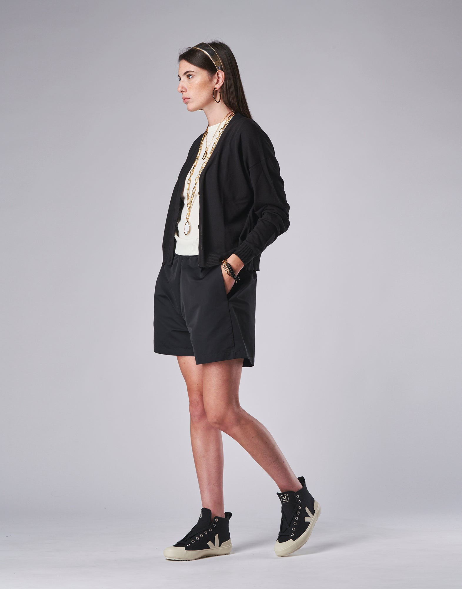 DOUUOD Maglioncino Manica Corta in Cotoneseta