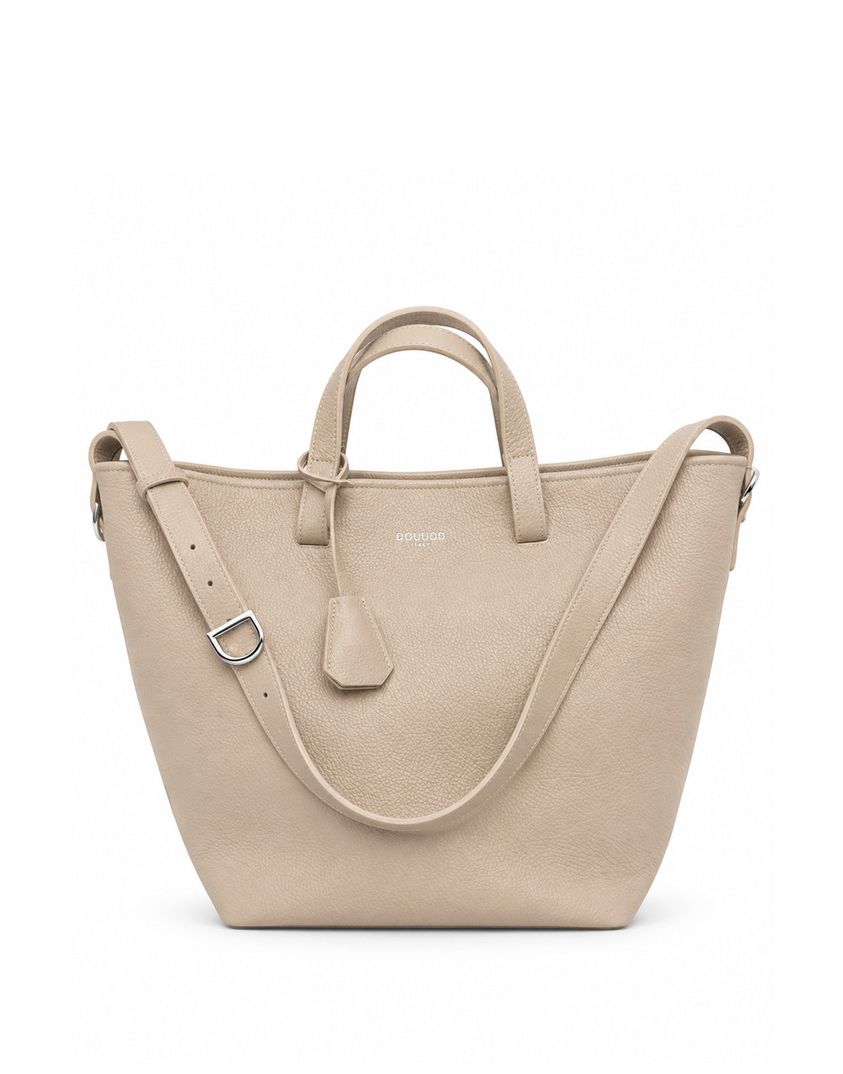 DOUUOD Sac Shopping Giulia en cuir grainé marbre