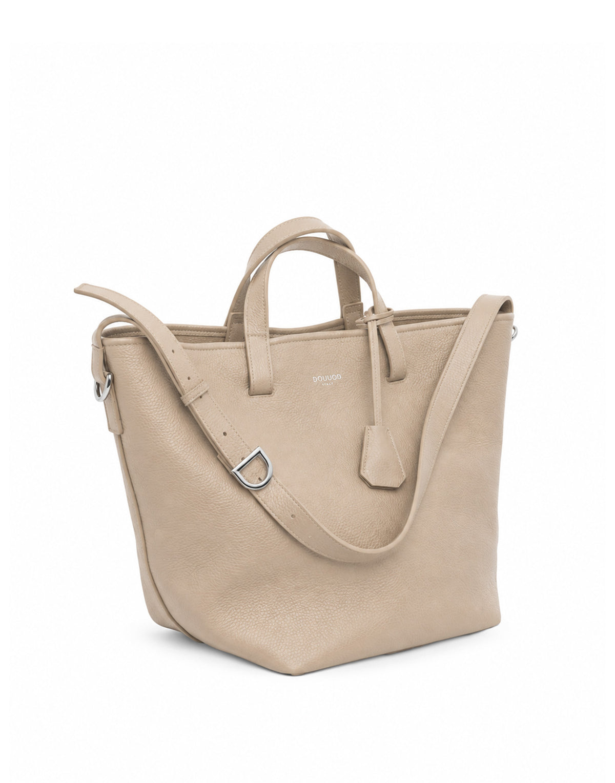 DOUUOD Sac Shopping Giulia en cuir grainé marbre