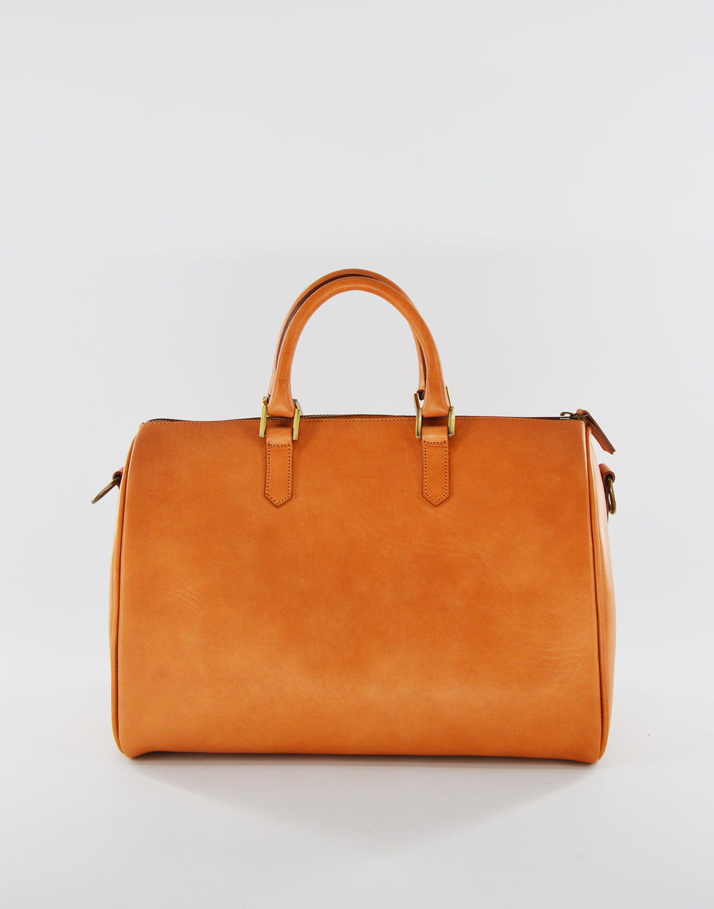 Leather Satchel with Shoulder Strap