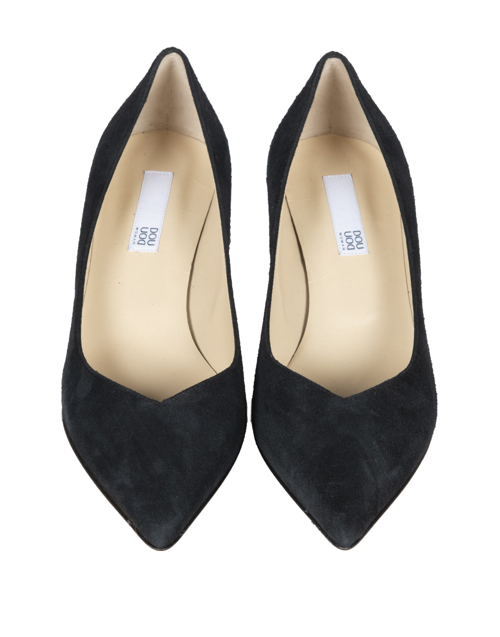 DOUUOD Décolleté in Camoscio