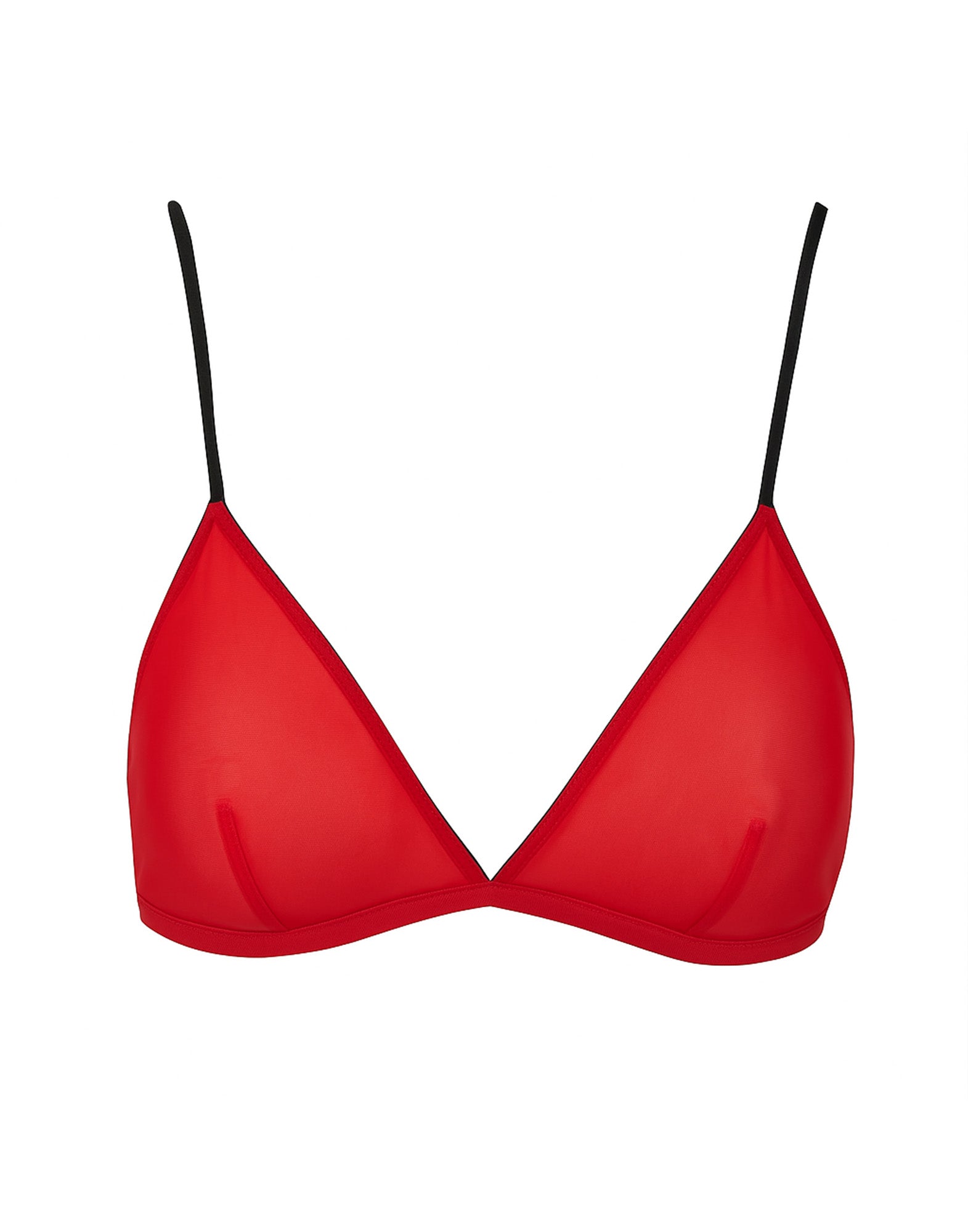 DOUUOD Reggiseno a Triangolo in Tulle Elasticizzato