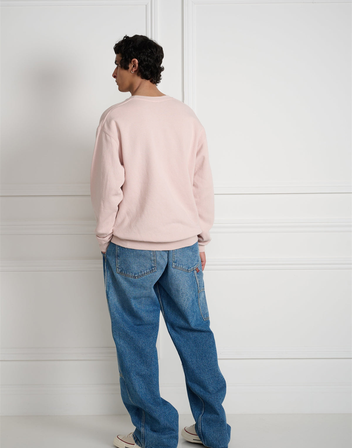 Wild Donkey Green Set in Crewneck rosa cipria - foto 6