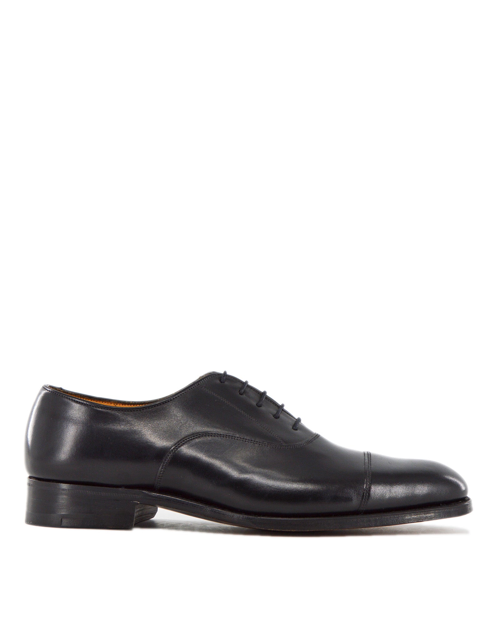 TRICKER'S Oxford Hardwick in Pelle Fondo Cuoio Nero
