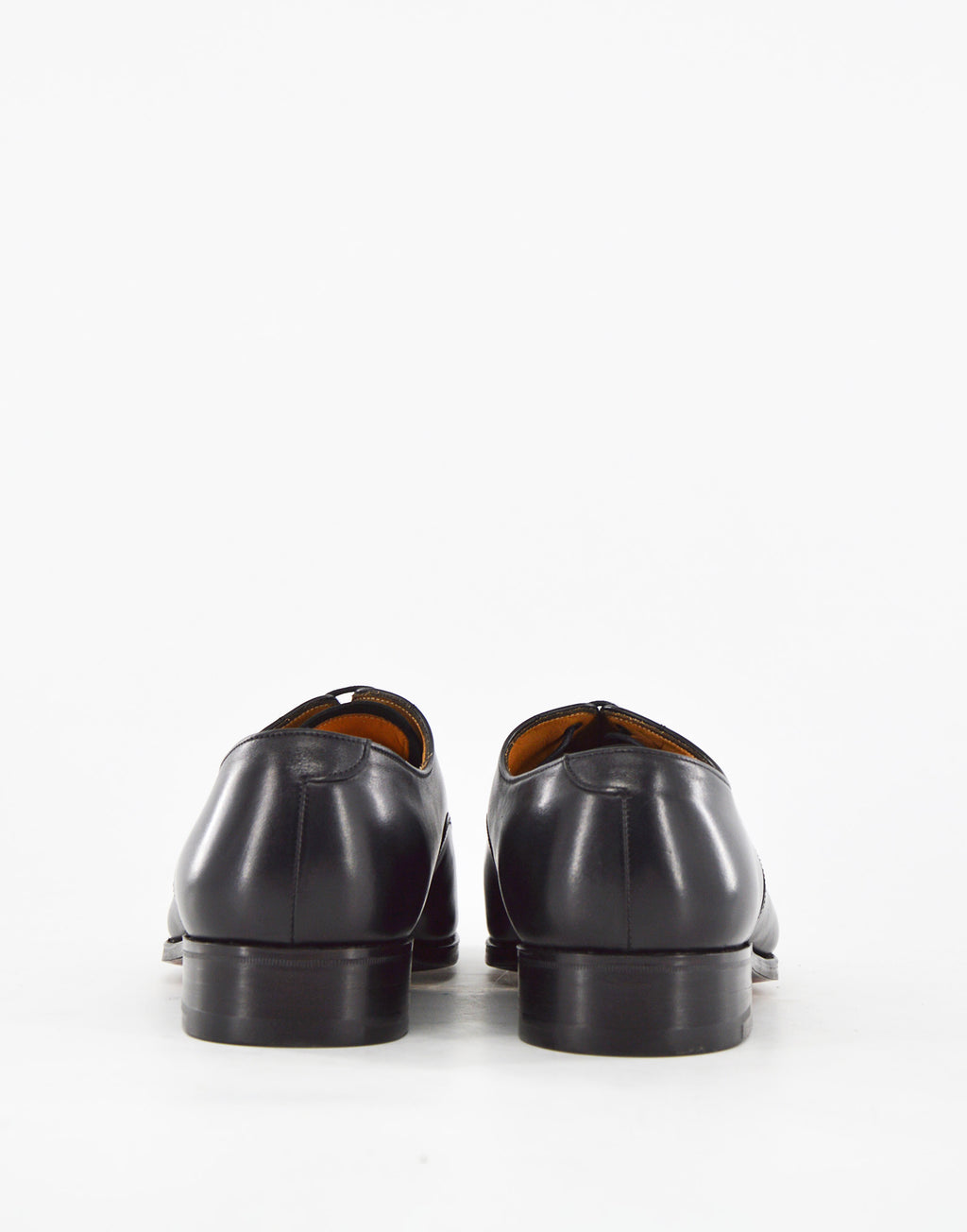 TRICKER'S Oxford Hardwick in Pelle Fondo Cuoio Nero