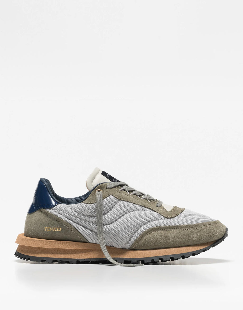 HIDNANDER Sneakers Tenkei Silver Net/Navy Blue