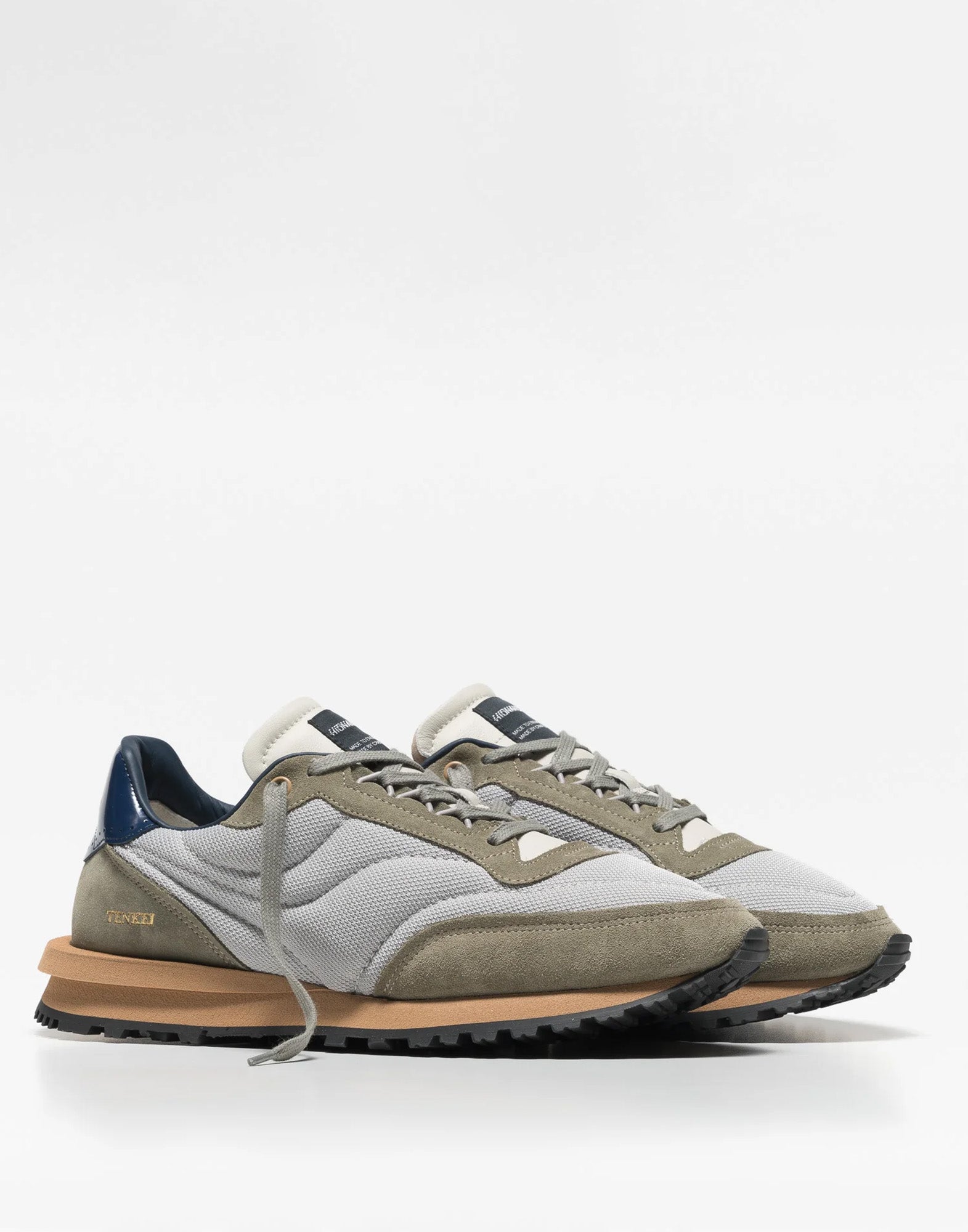 HIDNANDER Sneakers Tenkei Silver Net/Navy Blue
