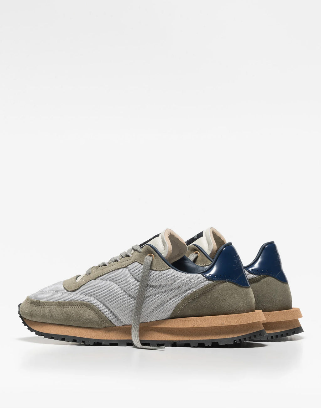 HIDNANDER Sneakers Tenkei Silver Net/Navy Blue