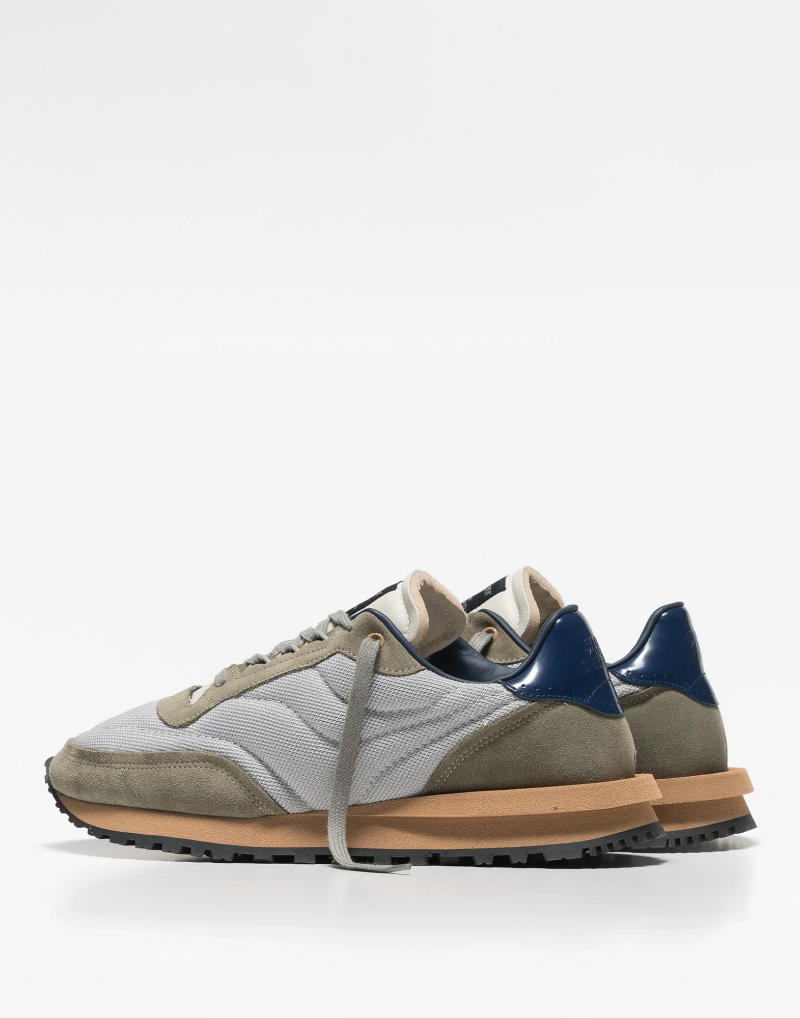 HIDNANDER Sneakers Tenkei Silver Net/Navy Blue