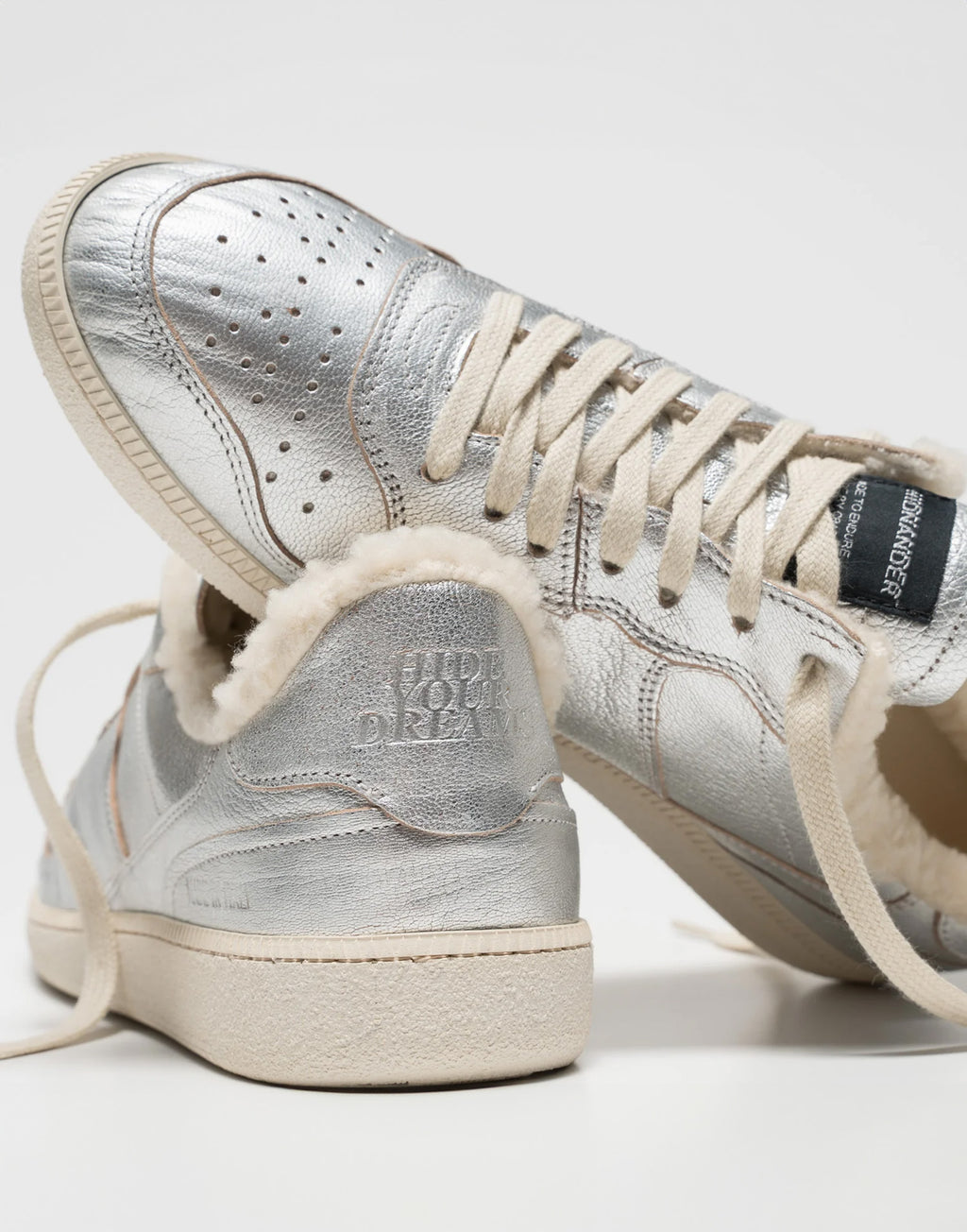 HIDNANDER Sneakers Mega T Polar Fleece Metal Silver