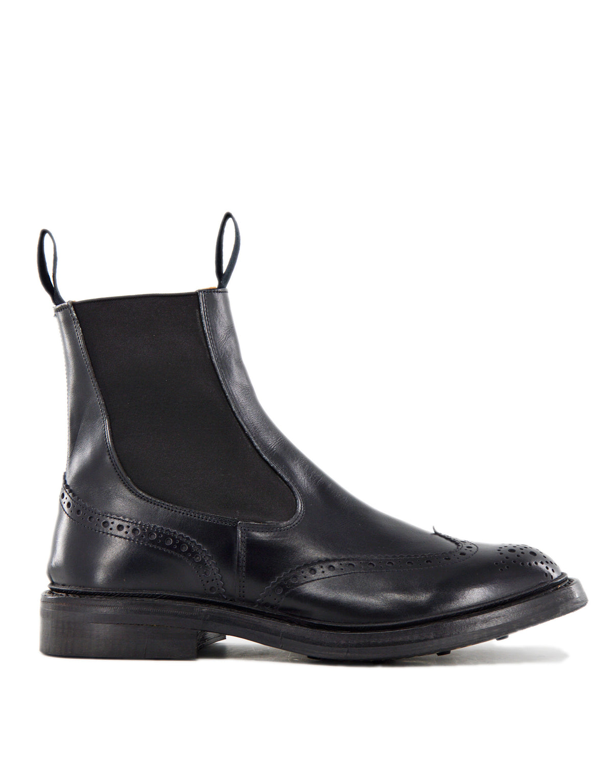 TRICKER'S Henry Country Dealer Boot Fondo Dainite in Pelle Nera