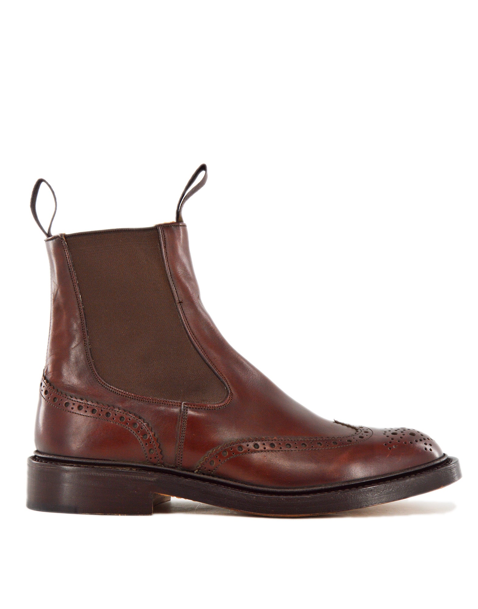 TRICKER'S Henry Country Dealer Boot Fondo Cuoio in Pelle Espresso Burnished