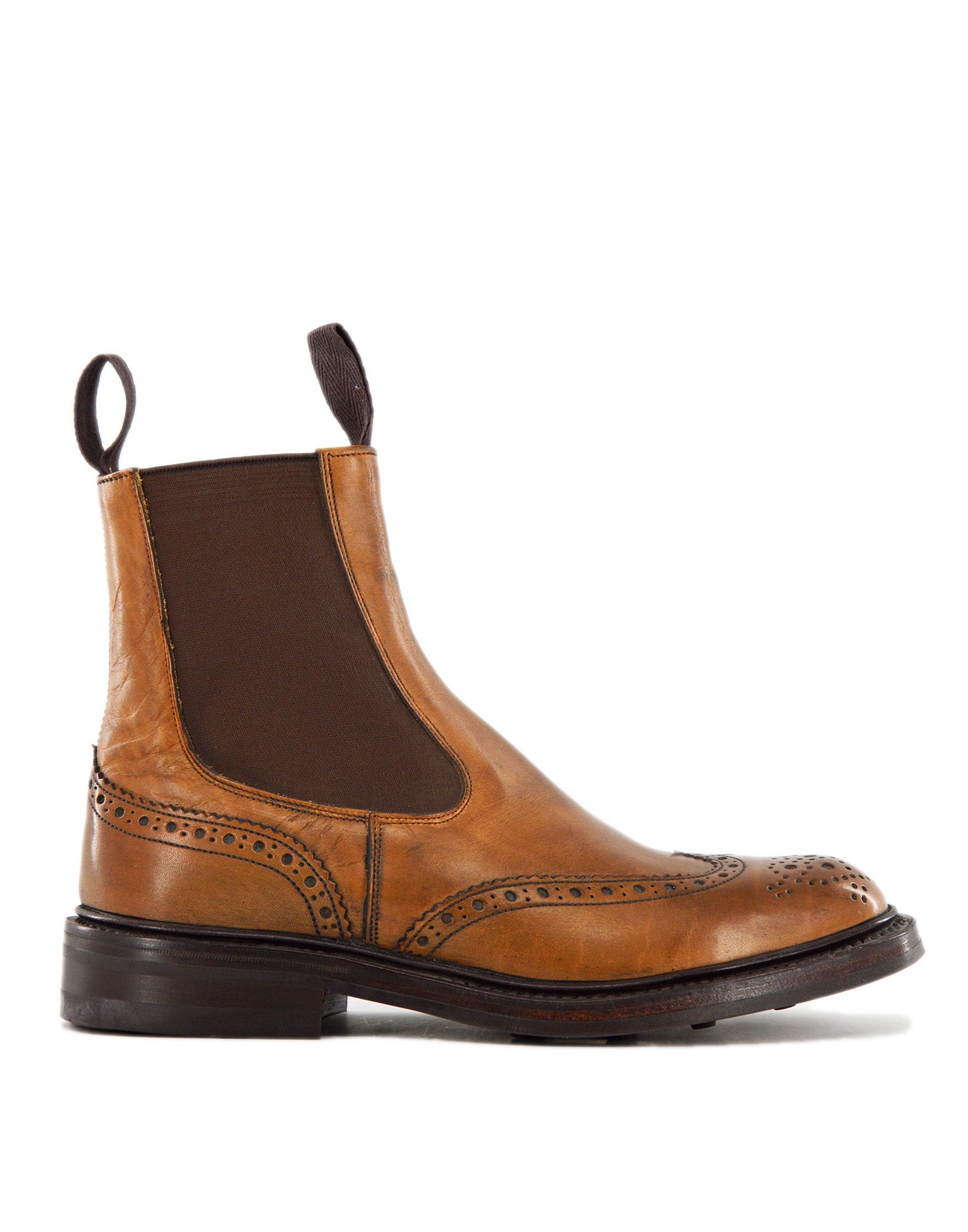 TRICKER'S Henry Country Dealer Boot Fondo Dainite in Pelle Coffe Burnished