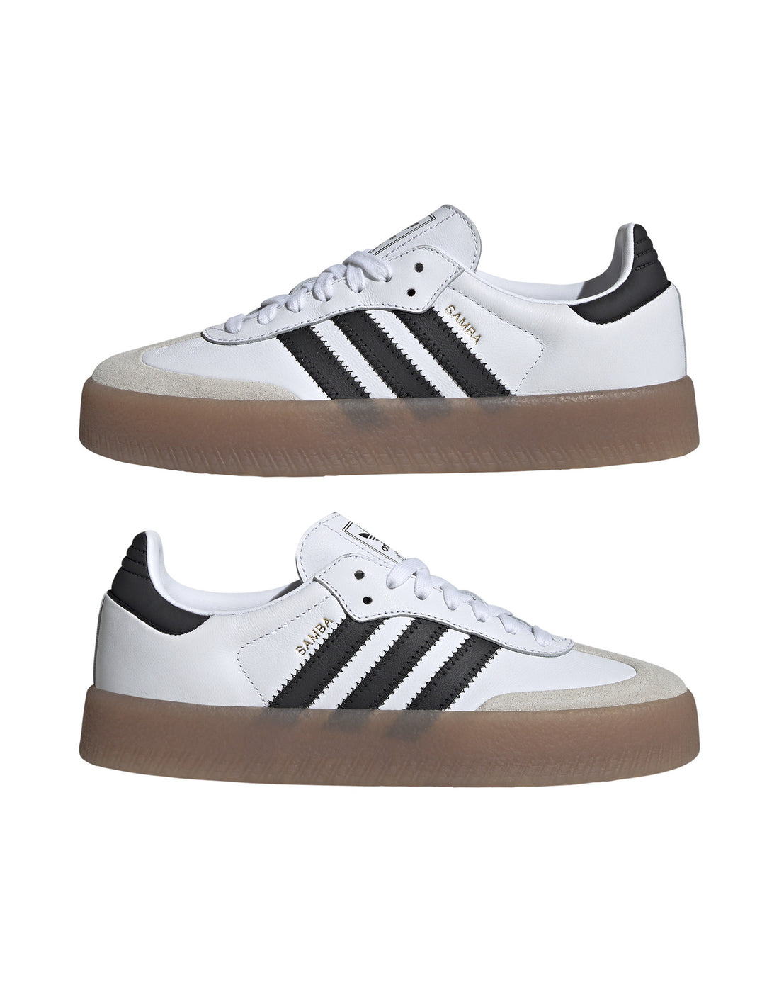 ADIDAS Sneakers Sambae Cloud White/Core Black/Gold Metallic