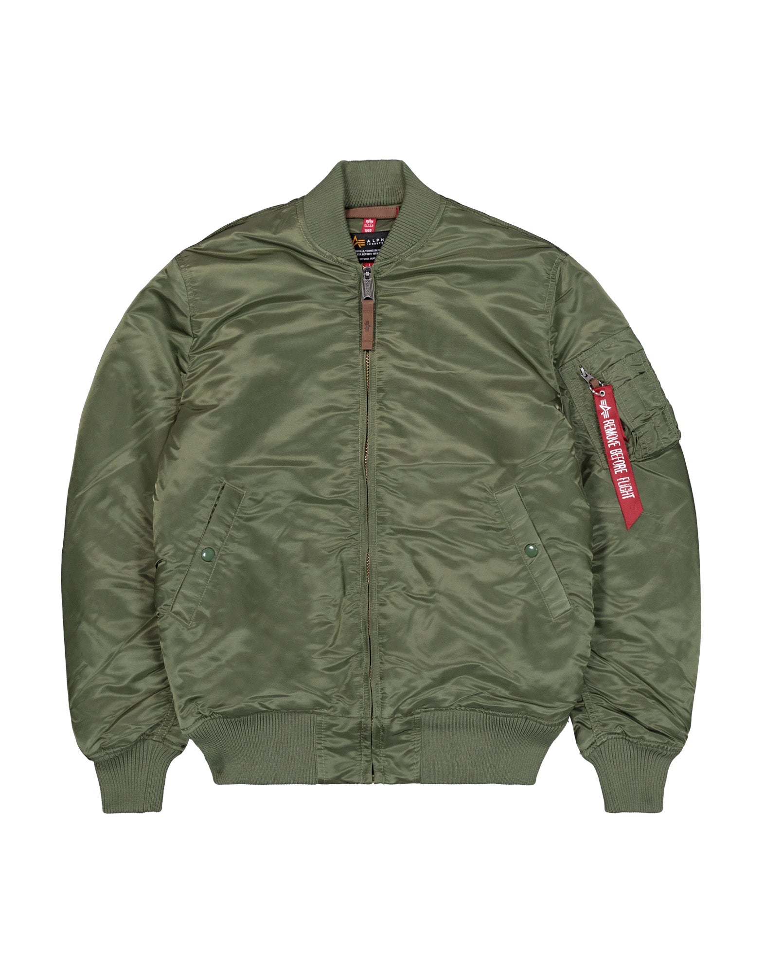 ALPHA INDUSTRIES Bomber MA-1 VF 59 Long Sage Green