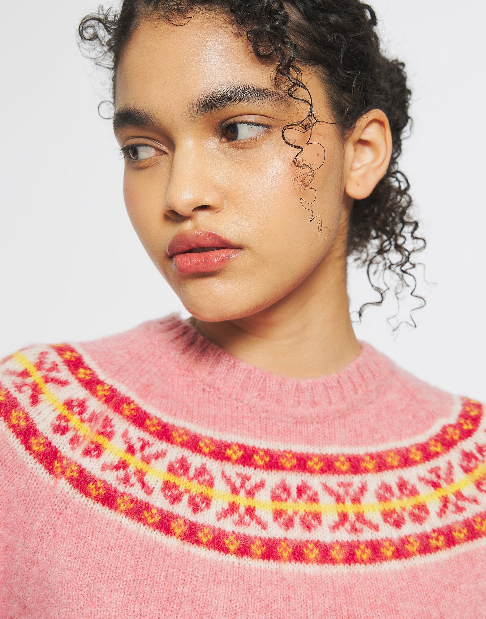 ANTIK BATIK X McGeorge Maglione Ewan in Shetland Pink