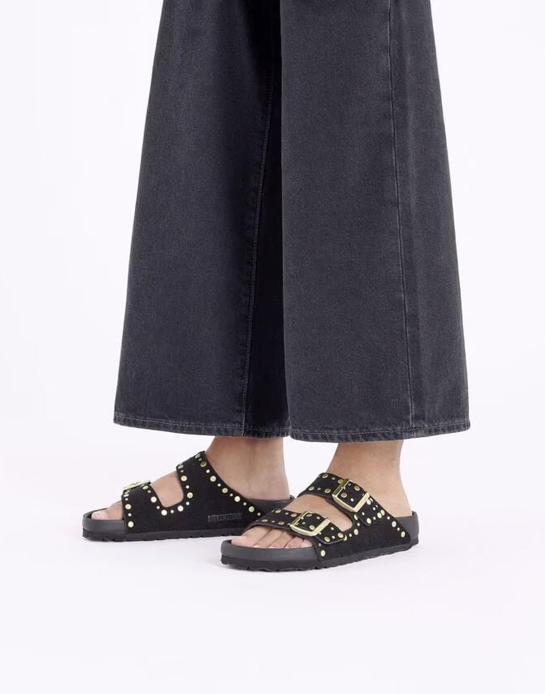 BIRKENSTOCK Arizona Rivet in Pelle Scamosciata Neri