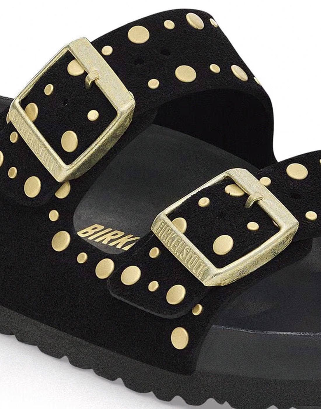 BIRKENSTOCK Arizona Rivet in Pelle Scamosciata Neri