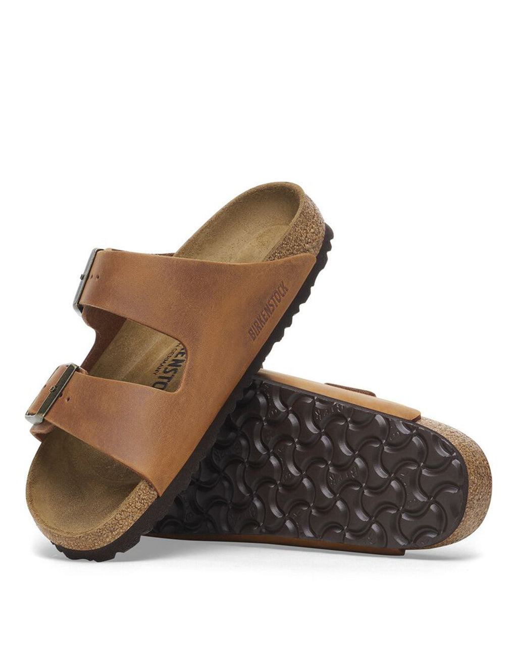 BIRKENSTOCK Sandali Arizona in Pelle Oliata Cognac