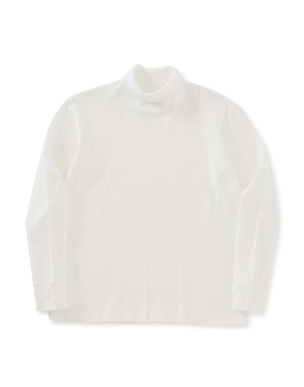 BLUE BLUE JAPAN T-shirt a Collo Alto in Jersey a Coste Natural