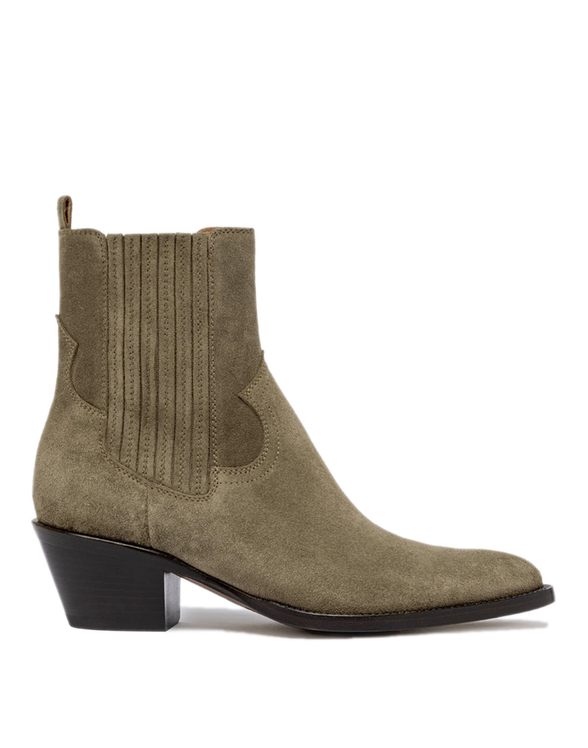 BUTTERO Stivaletto Annie in Suede Verde Bosco