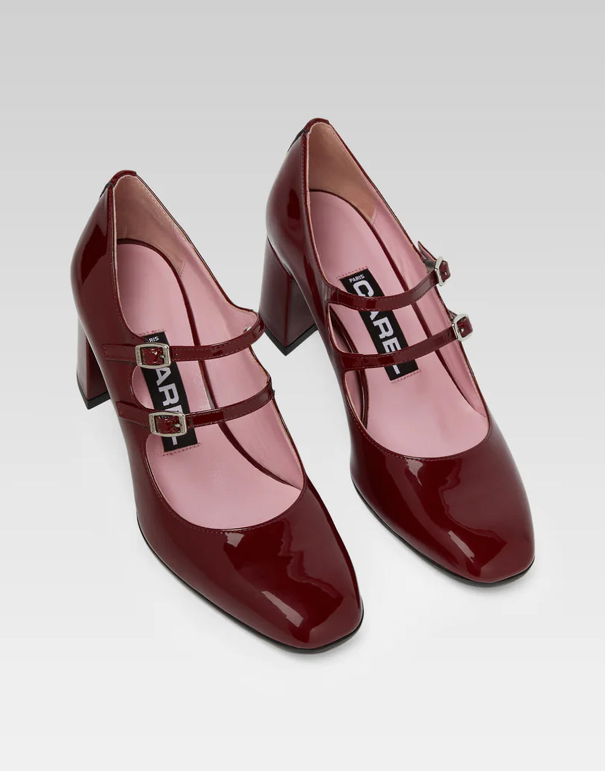 CAREL Mary Janes Alice in Vernice Bordeaux