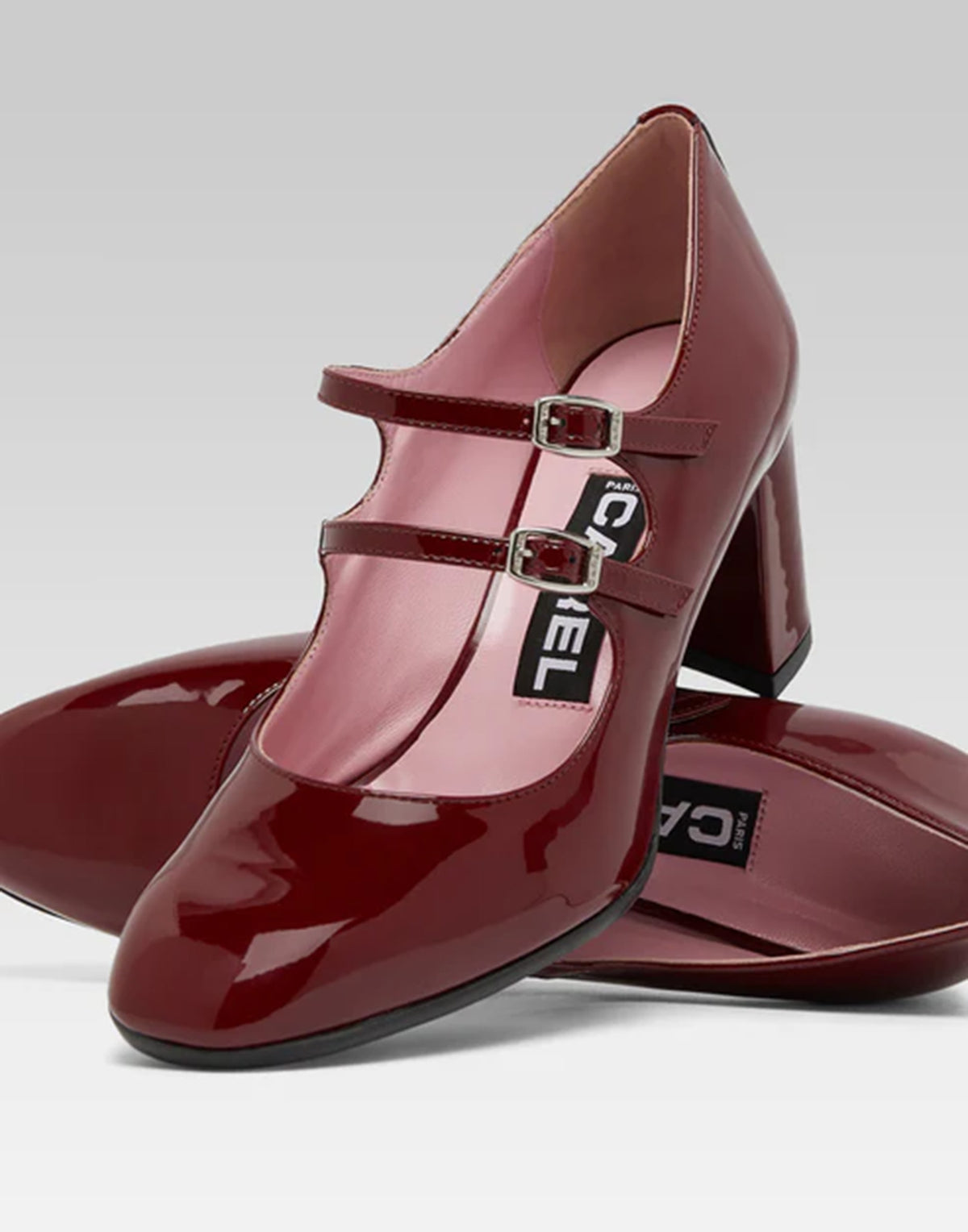 CAREL Mary Janes Alice in Vernice Bordeaux