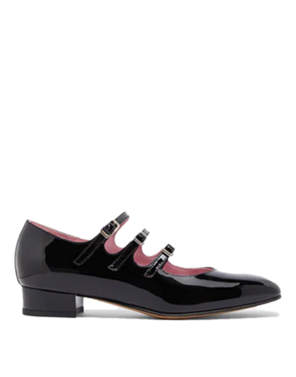 CAREL Ballerine Mary Jane Ariana in Vernice Nera