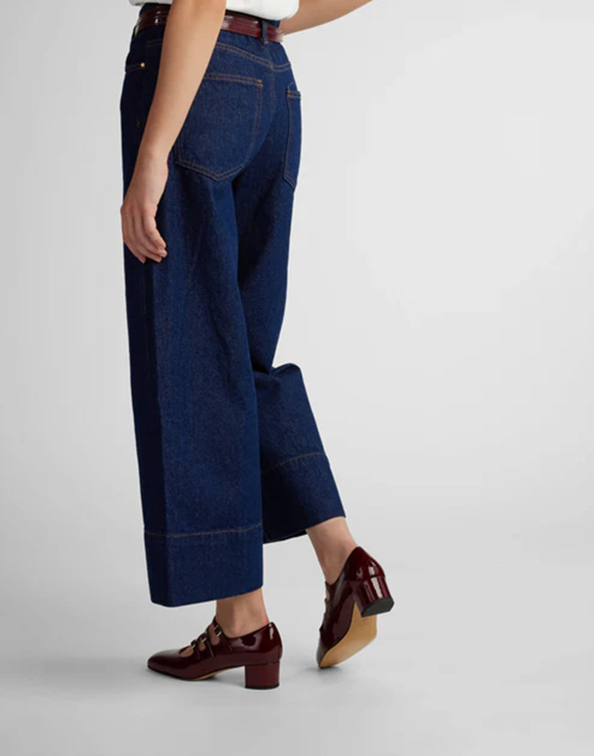 CAREL Mary Jane Kina in Vernice Bordeaux