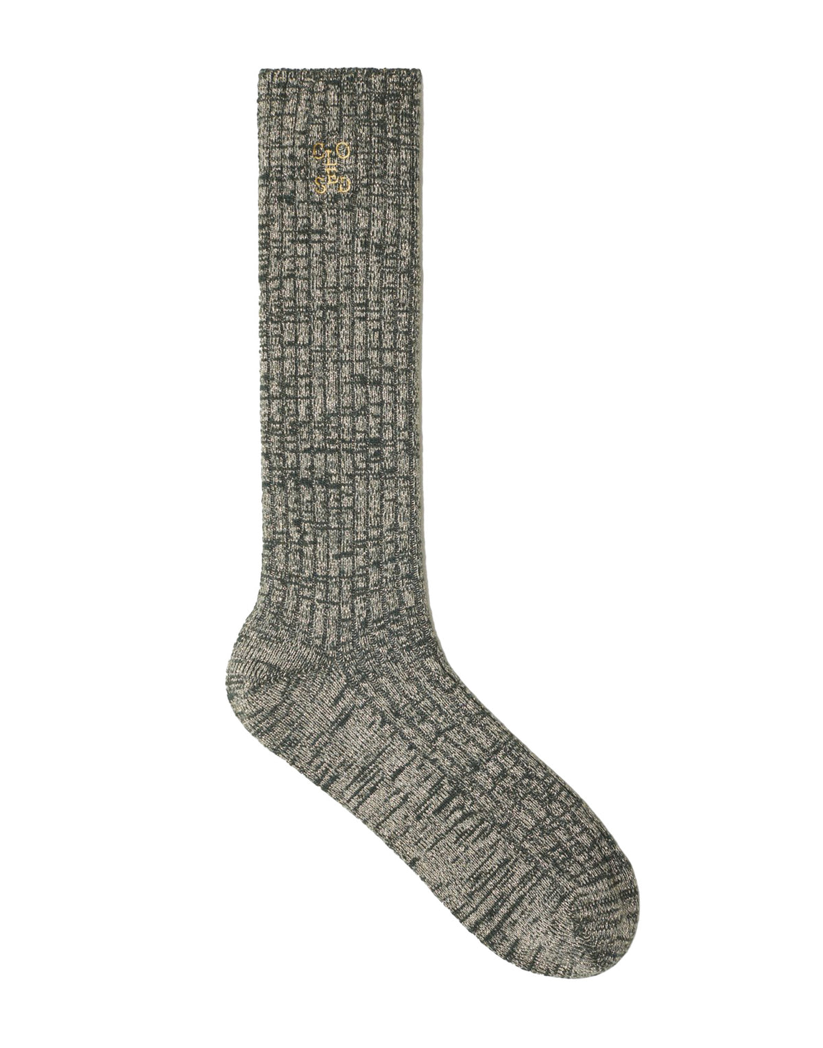 FERMÉ Chaussettes en mélange de laine vert trèfle