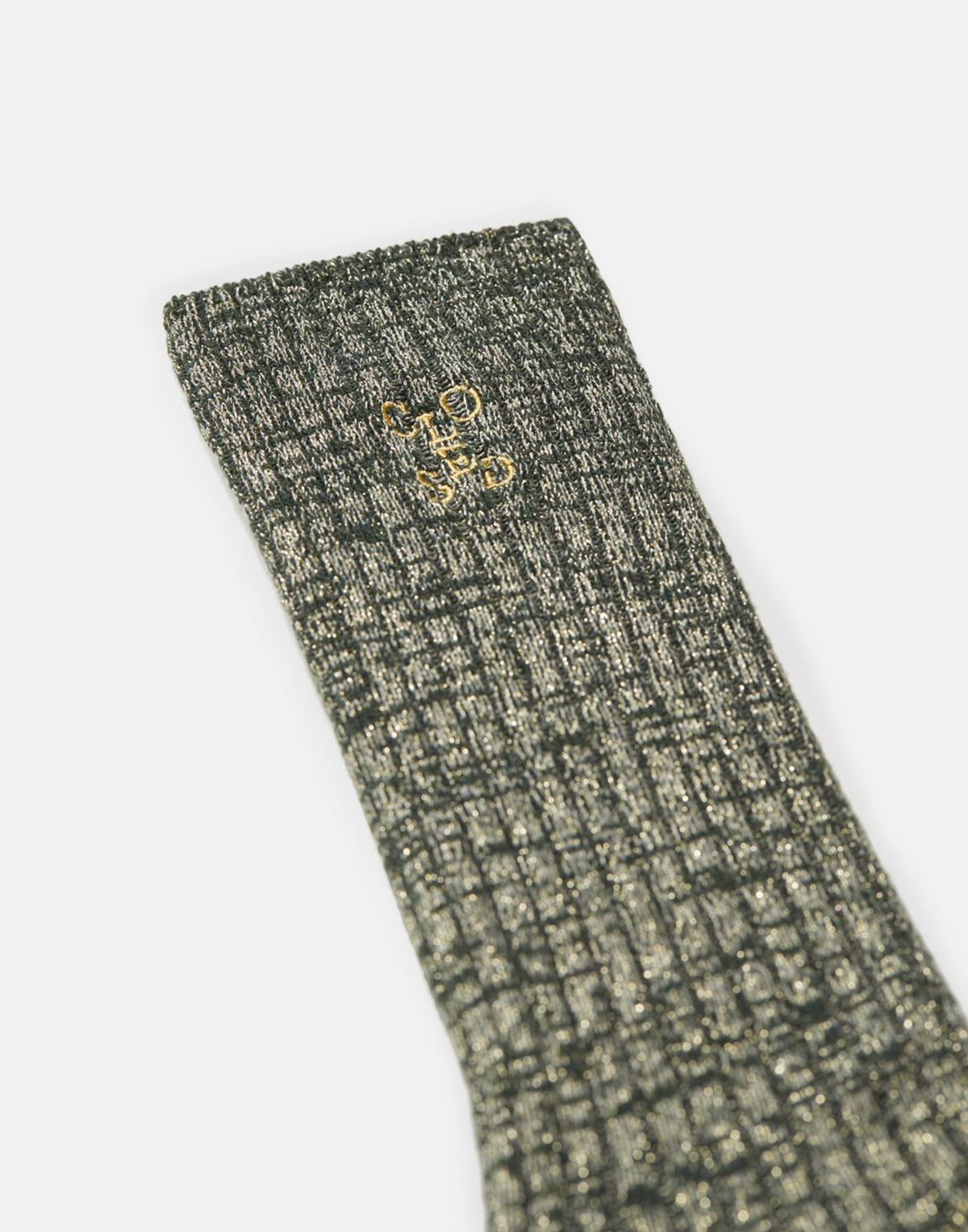 FERMÉ Chaussettes en mélange de laine vert trèfle
