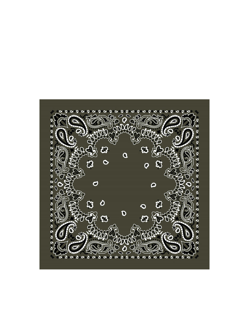 DESTIN Bandana Royal in Cashmere e Seta Military