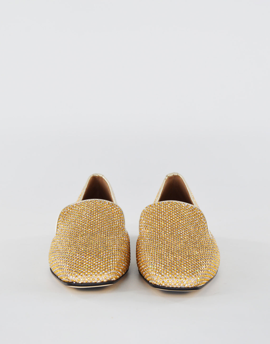 DOUUOD Mocassini in Pelle Diamond Oro