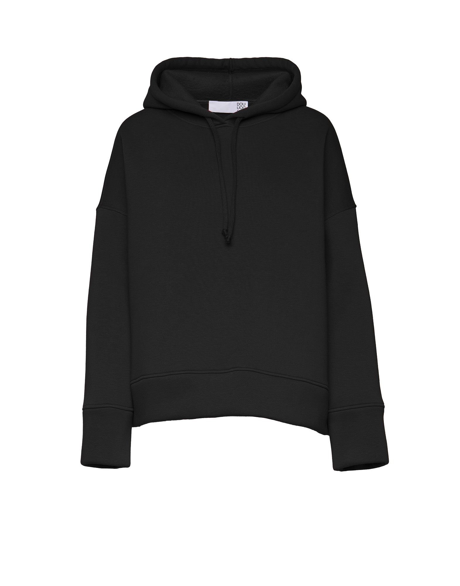 DOUUOD Felpa con Cappuccio in Felpa Soft Nera