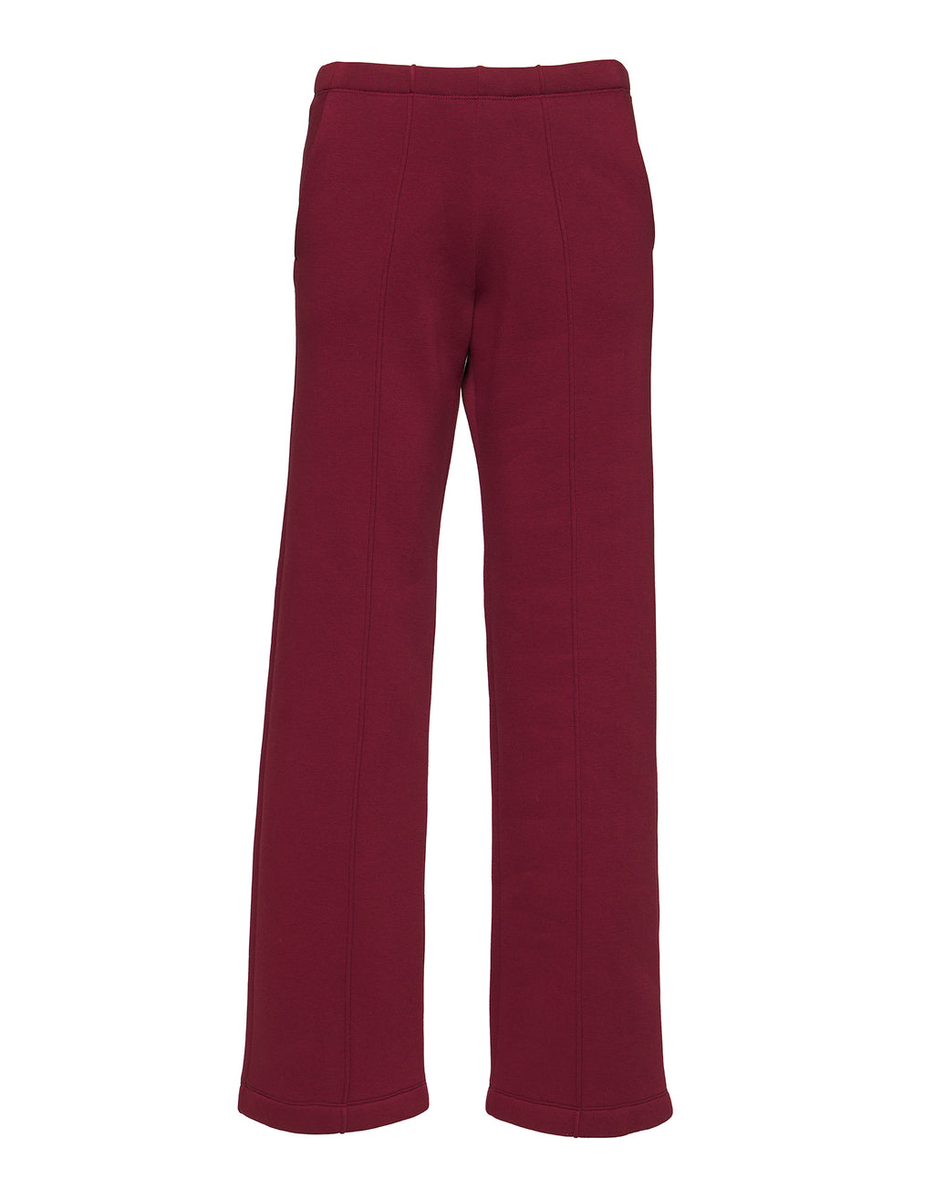 DOUUOD Pantaloni Lunghi in Felpa Soft Light Bordeaux
