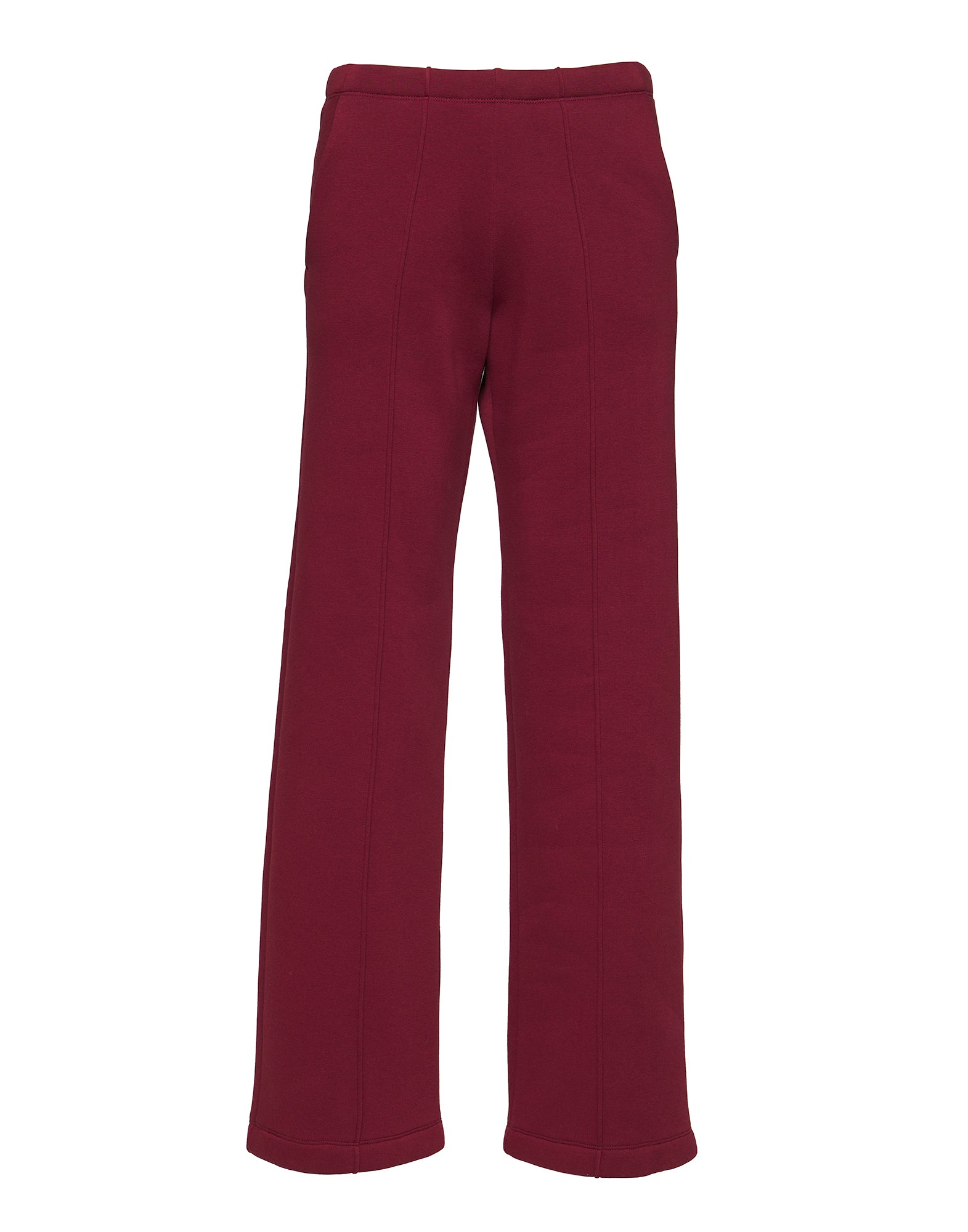 DOUUOD Pantaloni Lunghi in Felpa Soft Light Bordeaux