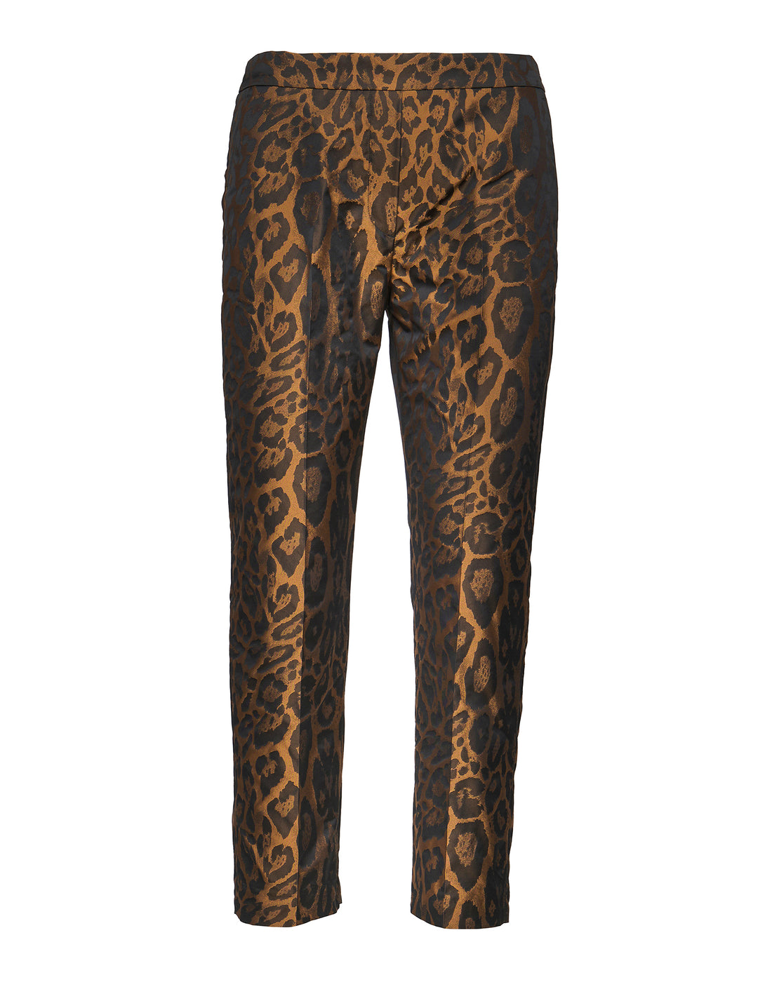 DOUUOD Pantaloni Lunghi in Taffetà Jacquard Maculato